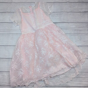 10 Trish Scully Lace Overlay Dress